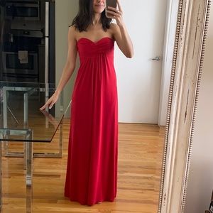 Laundry by Shelli Segal red evening dress
